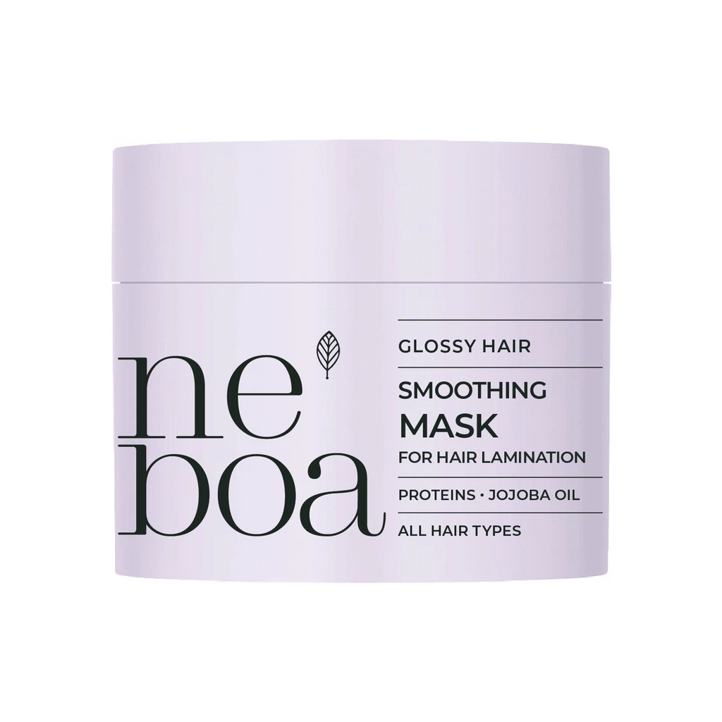 Маска для волосся Neboa Glossy Hair Для розгладження та ламінування волосся 300 мл (5903794198180)