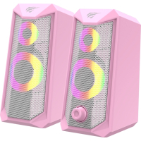 Speaker system Havit HV-SK202 USB 2.0 Pink (6939119024048)