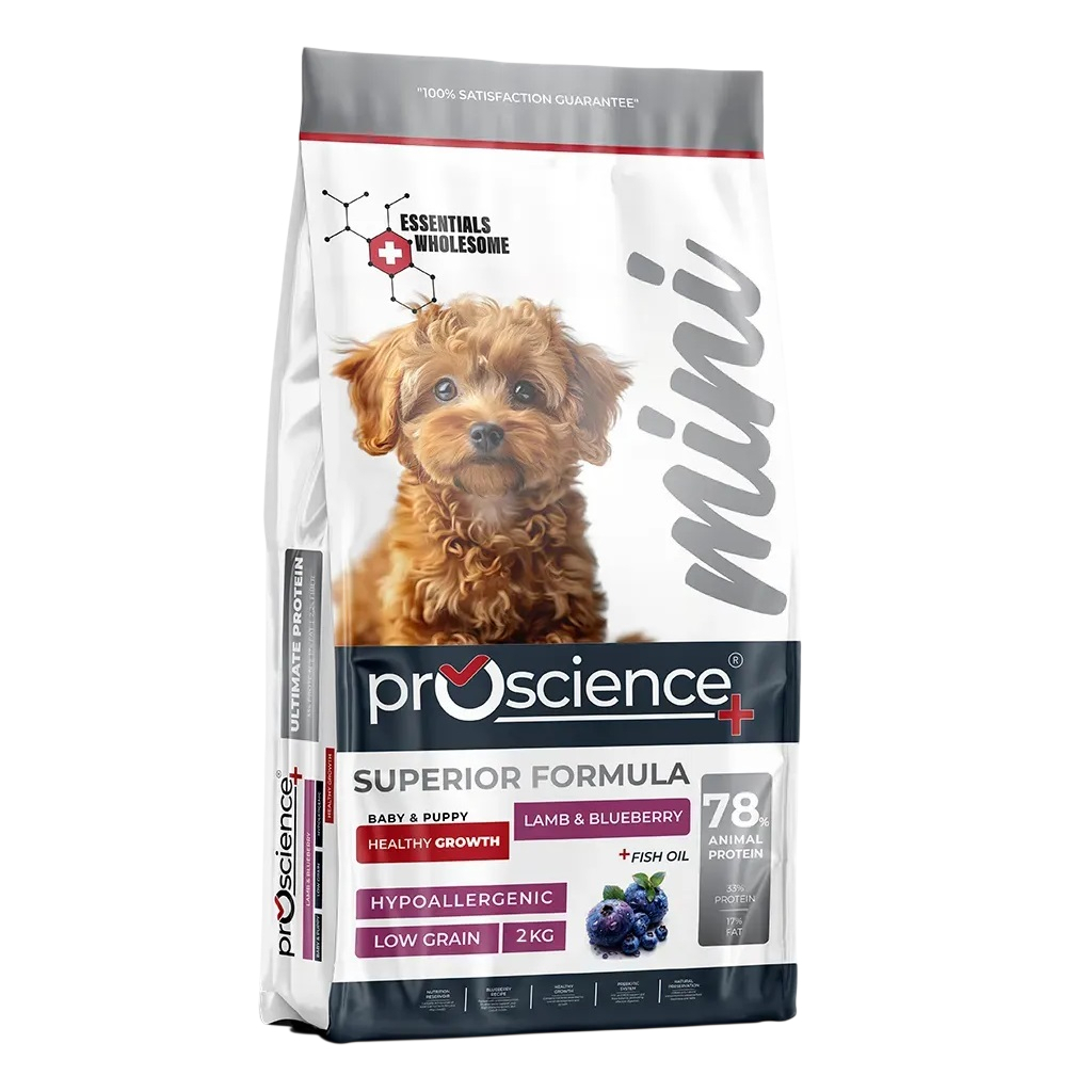 Сухий корм для собак ProScience Mini Baby&Puppy Lamb & Blueberry 2 кг (8694686407592)