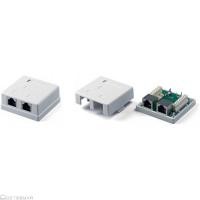 Комп'ютерна розетка Hypernet RJ45 x2 FTP 5e (MB-STP2)