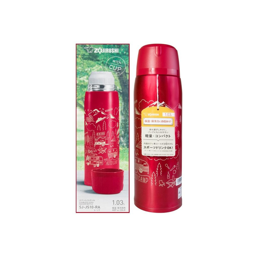 Термос Zojirushi SJ-JS08RA 0,8 л Red (1678.04.34)