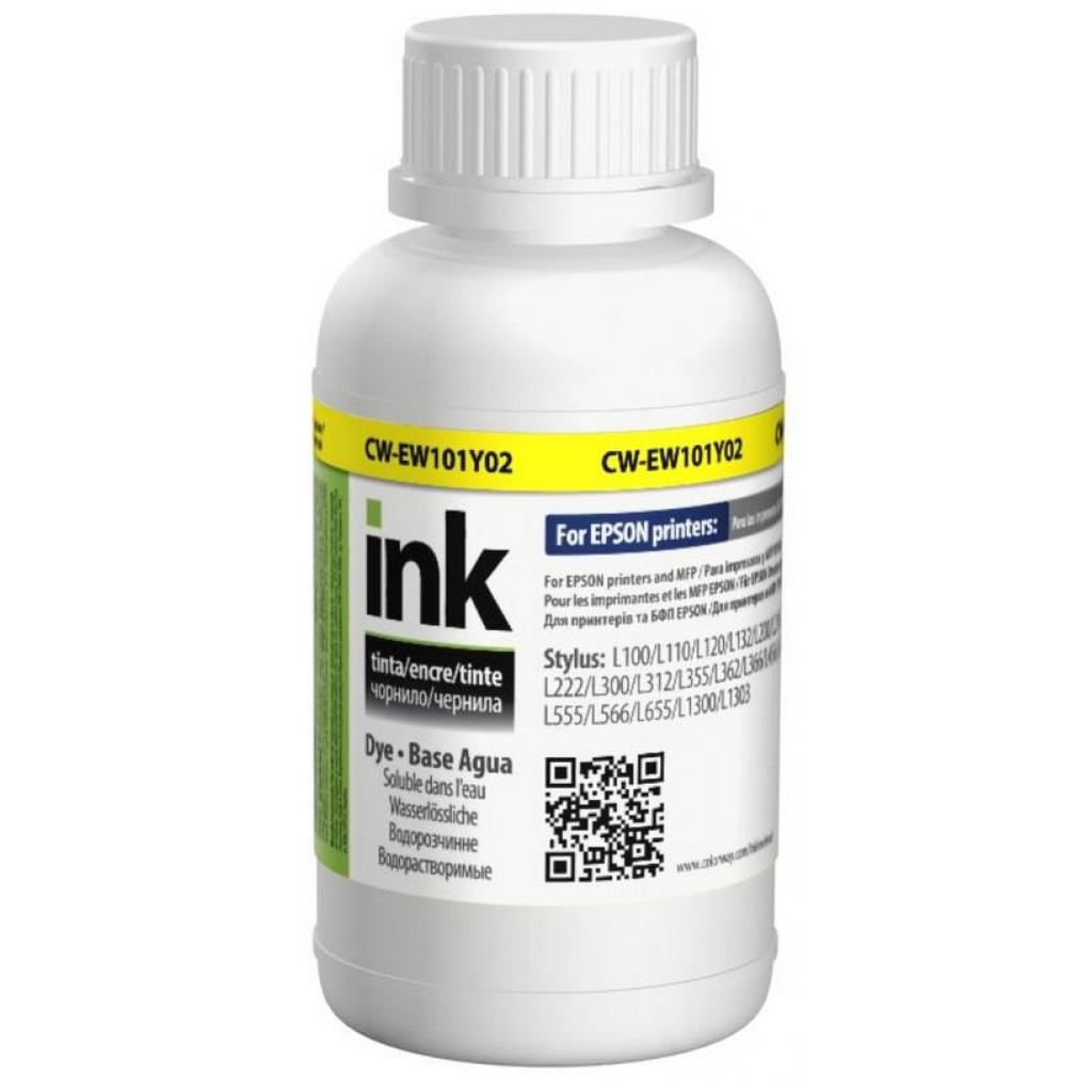 Чорнило ColorWay Epson L-100/200, 200 мл Yellow (CW-EW101Y02) Чорнило ColorWay Epson L-100/200, 200 мл Yellow (CW-EW101Y02)