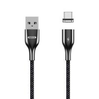 Дата кабель USB 2.0 AM to Type-C 1.0m Cigan Powerful Magnet Remax (RC-156A-BLACK)