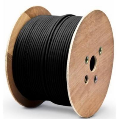 Кабель мережевий ЗЗЦМ FTP 500м 4*2*24AWG[0,51] мідь[СU] cat.5e, зовнішній+трос [PE (72113)