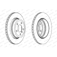 Brake disc FERODO DDF1297C-1