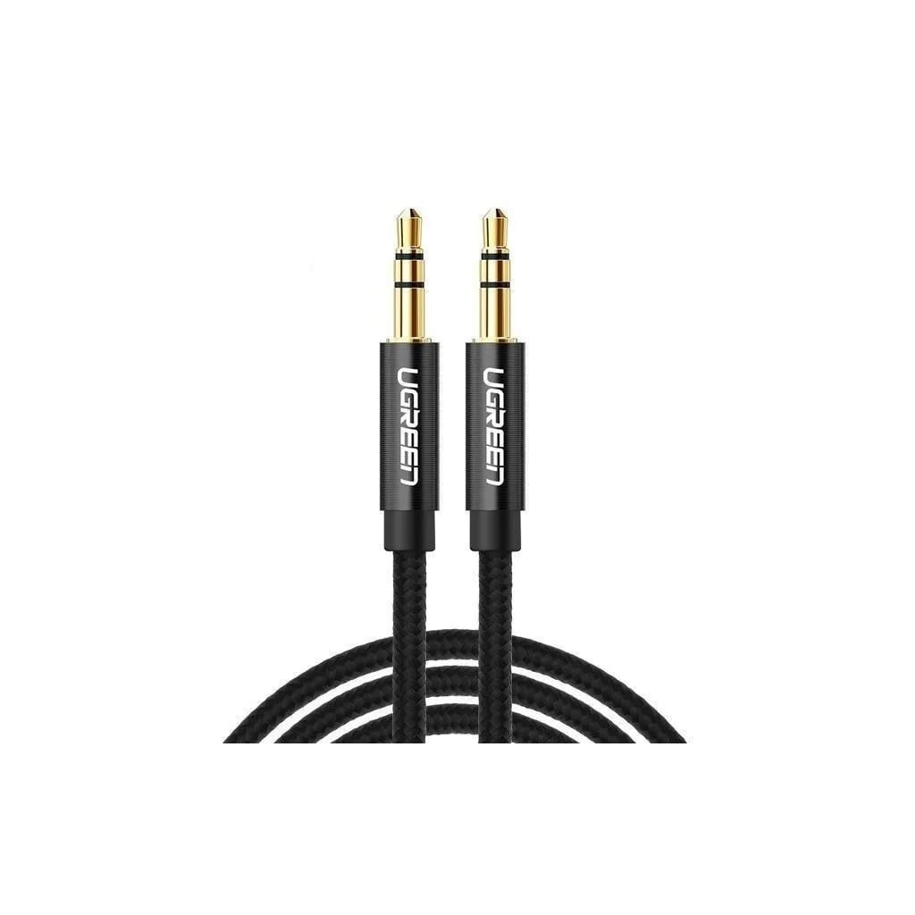 Кабель мультимедійний 3.5mm M to 3.5mm M 2.0m AV112 (Black) UGREEN (50363)