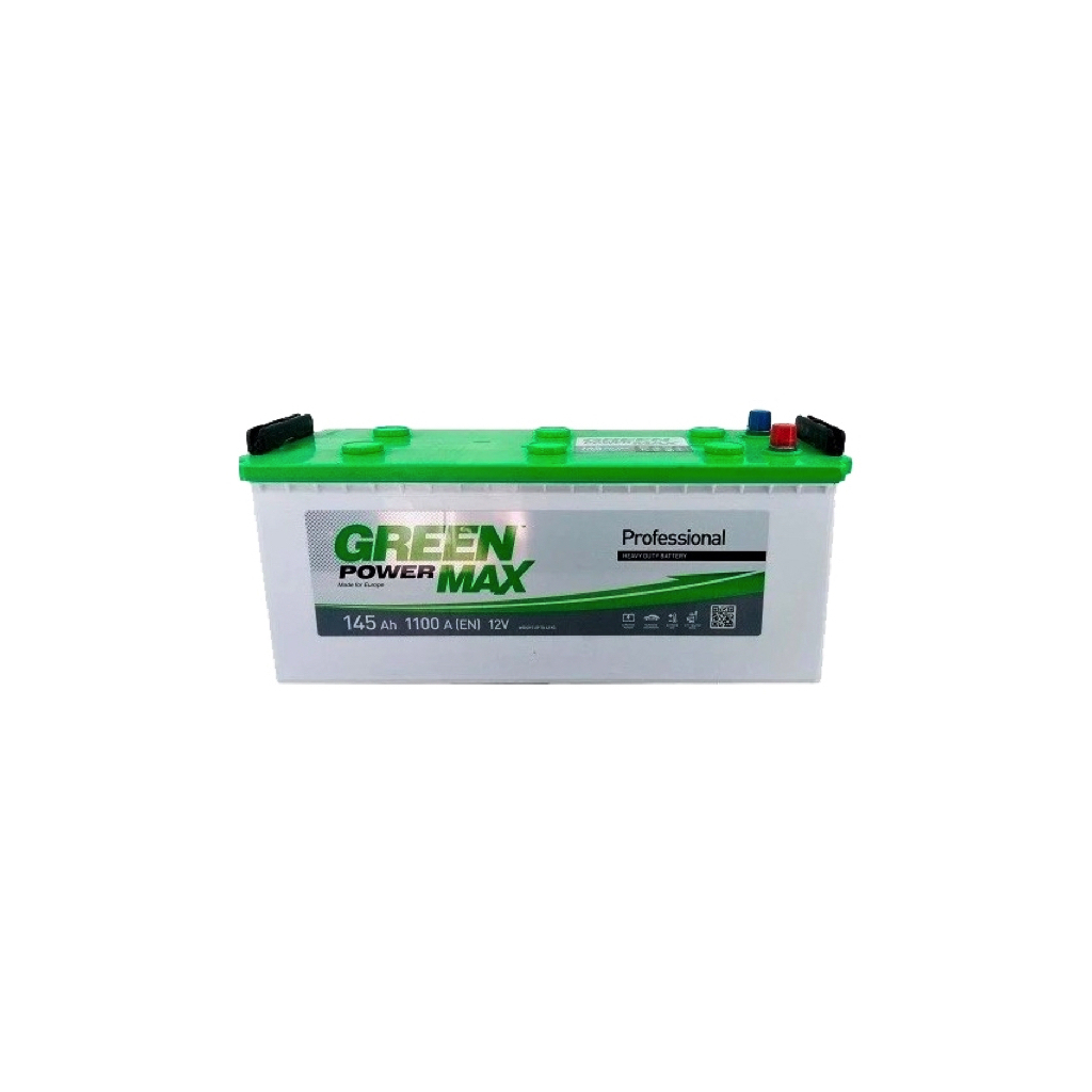 Акумулятор автомобільний GREEN POWER MAX 145А бічна (000022377) Акумулятор автомобільний GREEN POWER MAX 145А бічна (000022377)