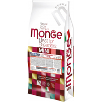 Dry food for dogs Monge Dog Mini Adult salmon, rice 15 kg (8009470006071)