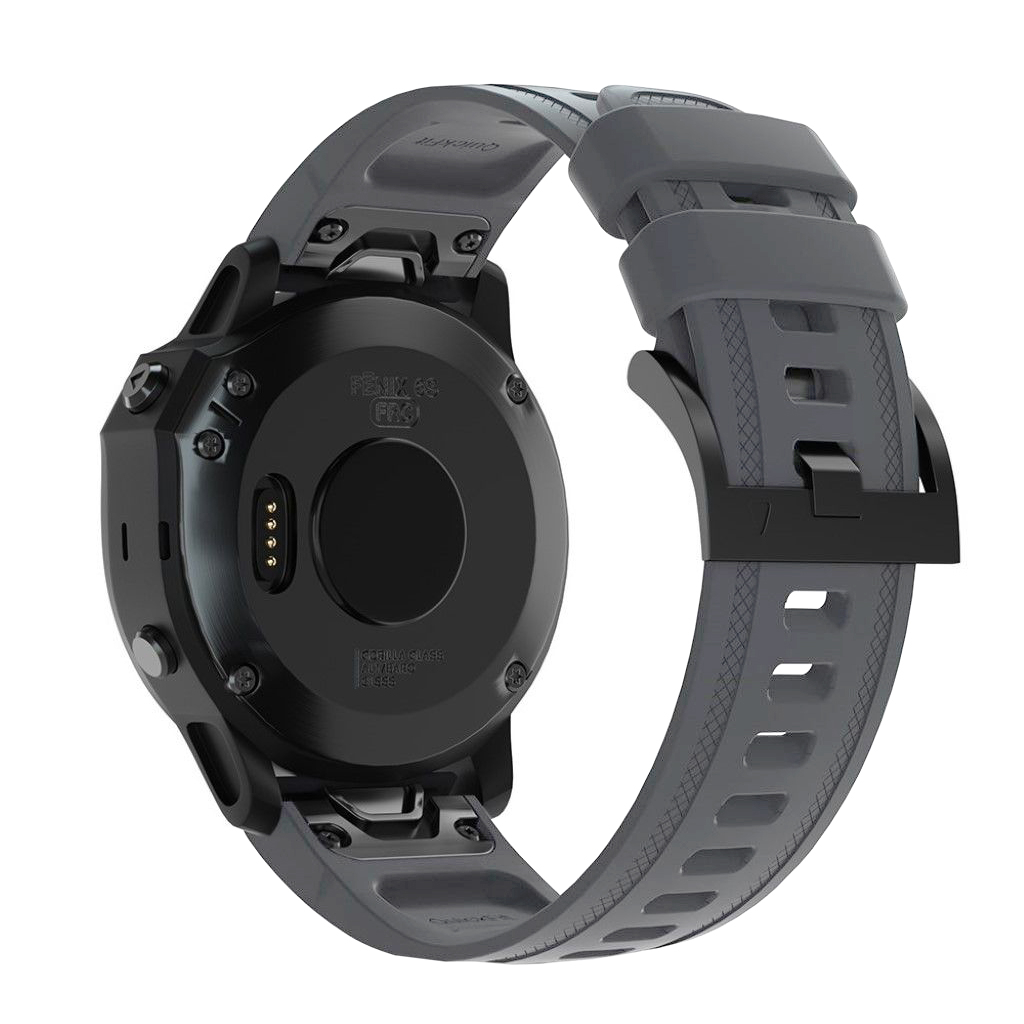 Ремінець до смарт-годинника Armorstandart Silicone 20mm для Garmin Fenix 5s/6s Grey (ARM60812)