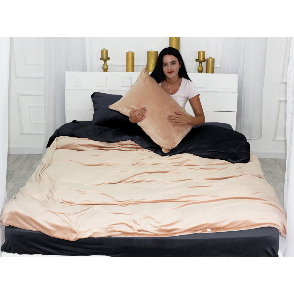 Постільна білизна MirSon Велюр Winter Frost 28-0004 + 28-0007 Saintpaulia Velvet 110х140 (2200004010991)