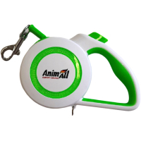 Leash for dogs AnimAll Reflector MS7110-3M S up to 15 kg 3 m (green-white) (4820224500461)