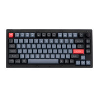 Клавіатура Keychron V1 84 Key QMK Gateron G PRO Blue Hot-Swap RGB Knob Frosted Black (V1C2_KEYCHRON)