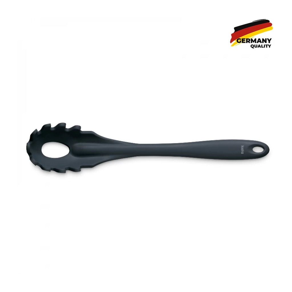 Ложка кухарська Kela Tom Spaghetti 28,5 см Black (12629) Ложка кухарська Kela Tom Spaghetti 28,5 см Black (12629)
