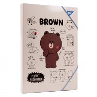Папка для трудового навчання Yes A4 картонна Line friends (500232)