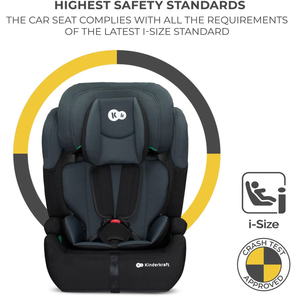 Автокрісло Kinderkraft Comfort Up i-Size Black (KCCOUP02BLK0000) (5902533923120)