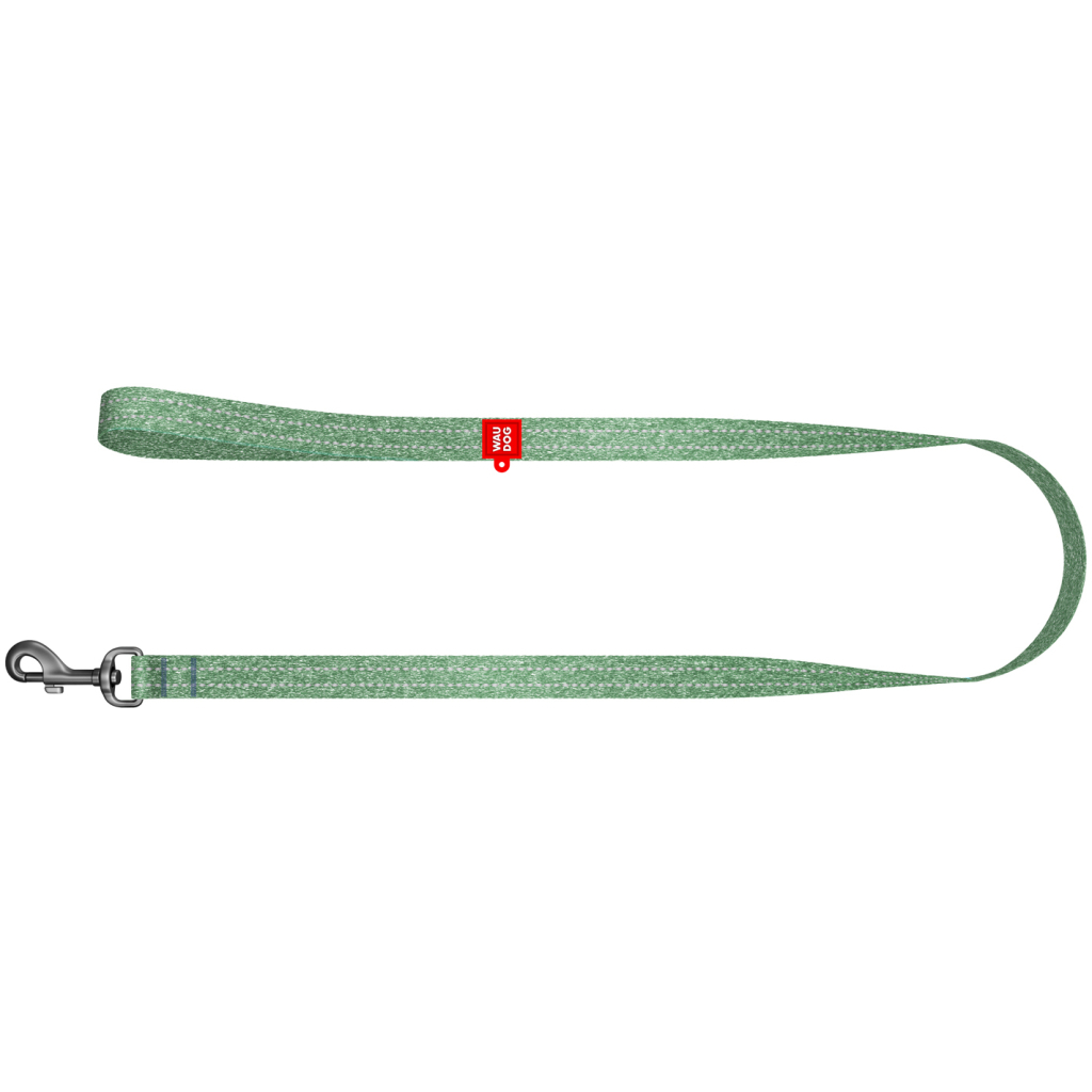Повідець для собак WAUDOG Re-cotton світловідбивний S Ш 15 мм Д 200 см зелений (030418) Повідець для собак WAUDOG Re-cotton світловідбивний S Ш 15 мм Д 200 см зелений (030418)