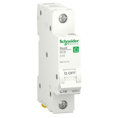 Автоматичний вимикач Schneider Electric RESI9 6kA 1P 10A C (R9F12110)