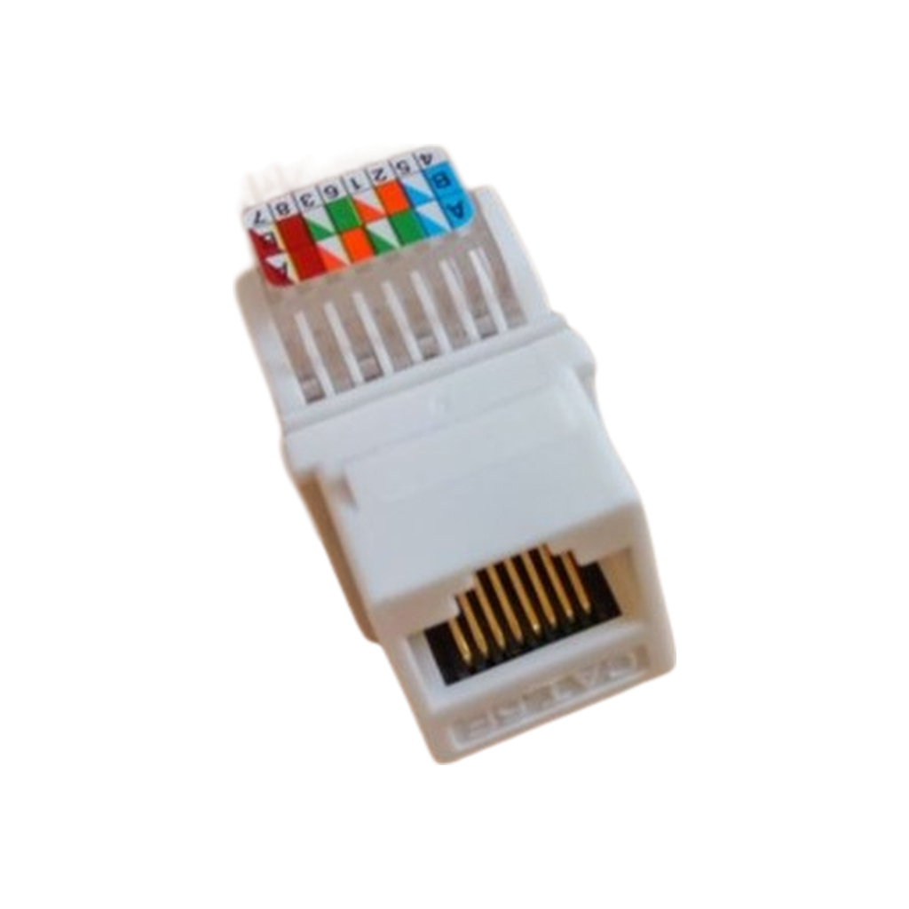 Модуль Keystone RJ45 UTP кат. 6, Slim, безінструментальний Kingda (KD-KJ2047UC6)