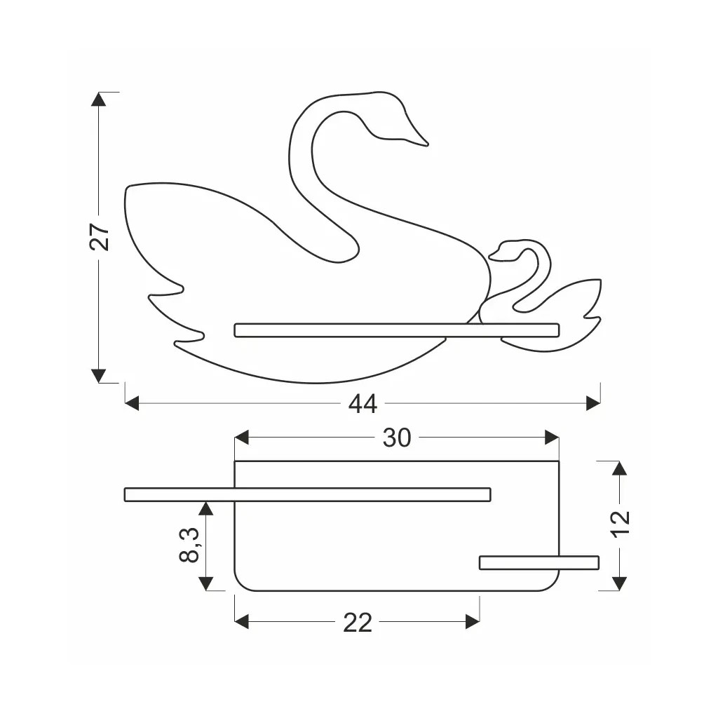 Світильник Candellux SWAN (21-05557) Світильник Candellux SWAN (21-05557)