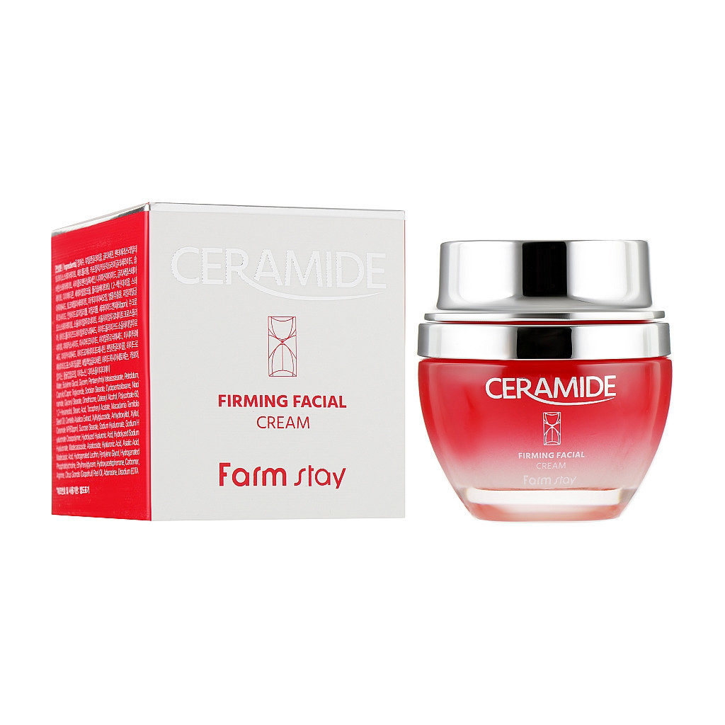 Крем для обличчя FarmStay Ceramide Firming Facial Cream Зміцнювальний з керамідами 50 мл (8809480772658)