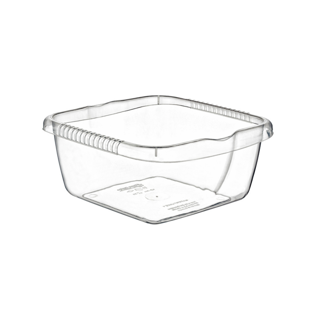 Таз Irak Plastik Квадратний Прозорий 4.5 л (5230)