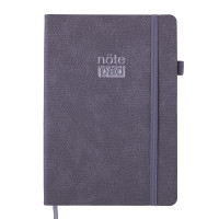Notebook Buromax Respect 96 sheets A5 gray (BM.295108-09)