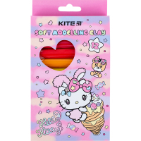 Пластилін Kite Hello Kitty восковий, 12 кольорів, 200 г (HK23-086)