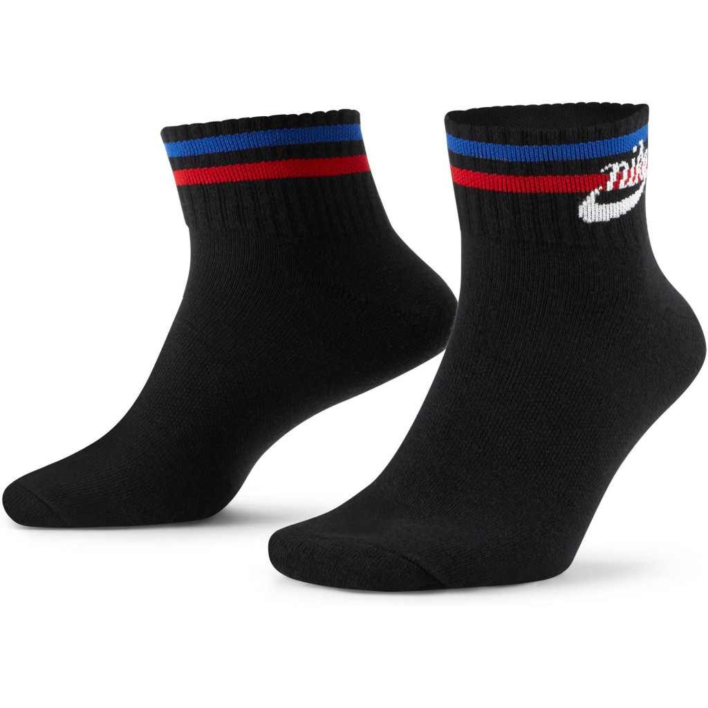 Шкарпетки Nike U NK NSW EVERYDAY ESSENTIAL AN 3PR DA2612-010 34-38 3 пари Чорні (194958590895)