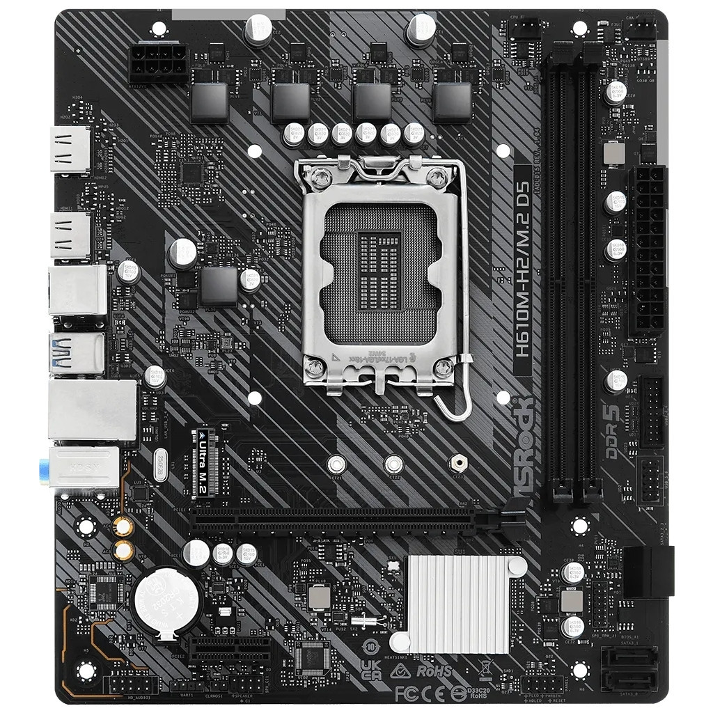 Материнська плата ASRock H610M-H2/M.2 D5
