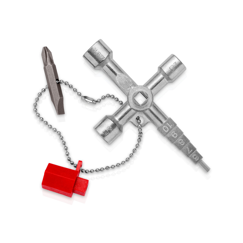 Ключ KNIPEX для електрошаф, професійний (00 11 04)