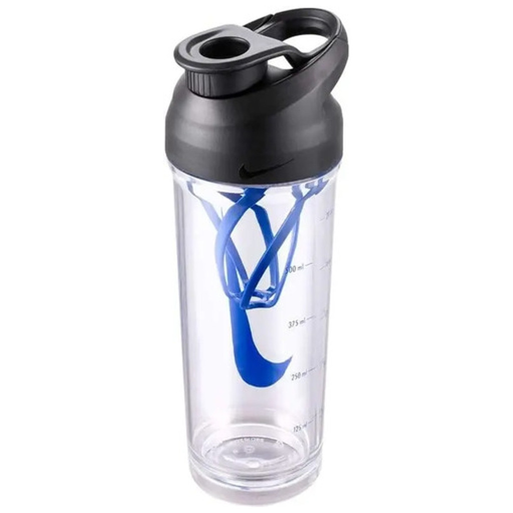 Пляшка для води Nike TR Recharge Shaker Bottle 2.0 24 OZ чорний, синій 709 мл N.101.0724.913.24 (887791762313)
