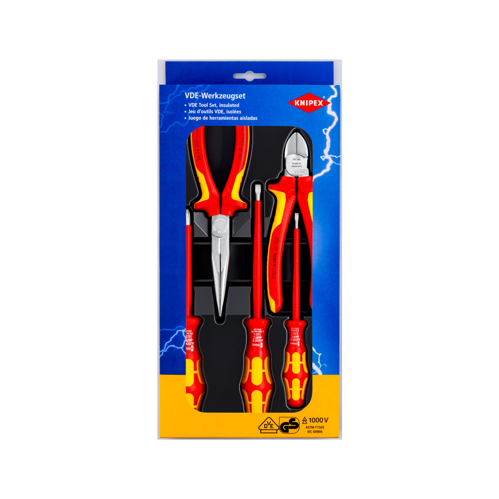 Набір інструментів KNIPEX діелектричних (00 20 13) Набір інструментів KNIPEX діелектричних (00 20 13)