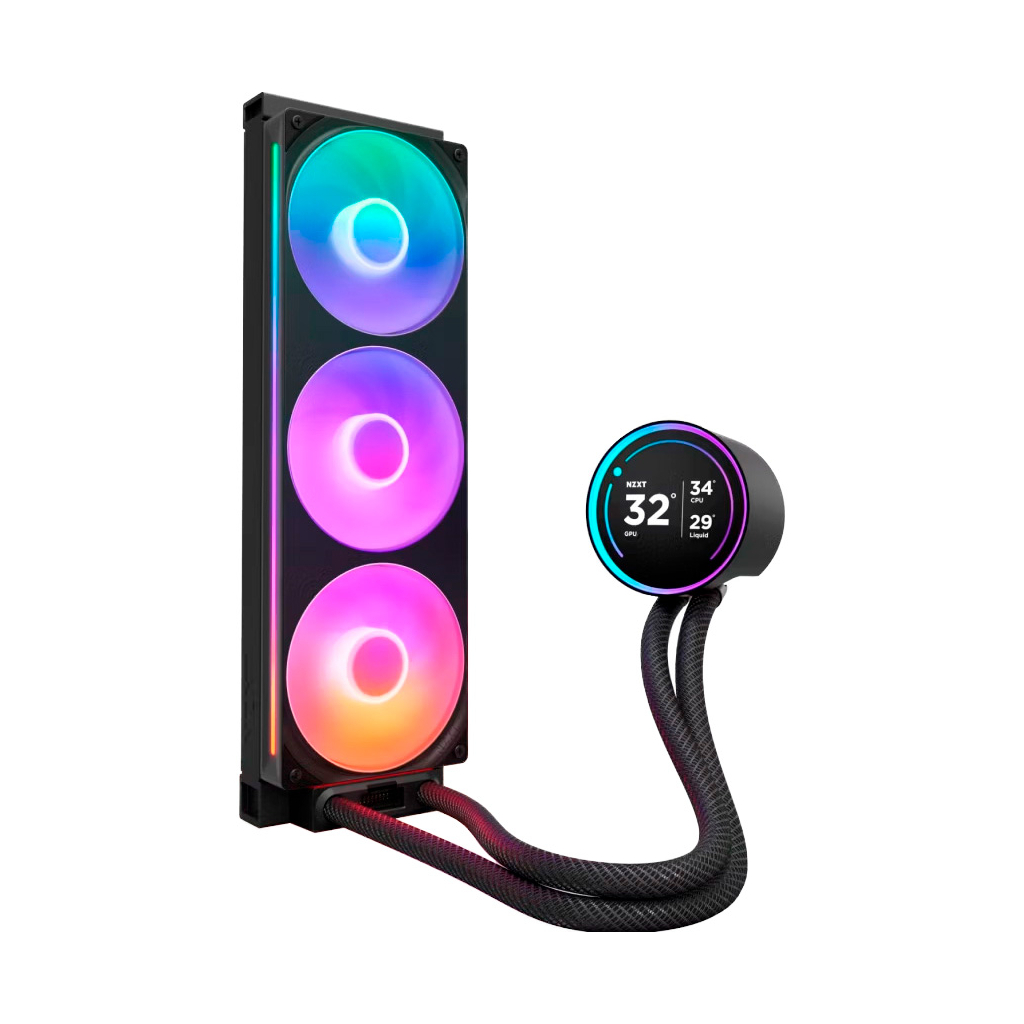 Система рідинного охолодження NZXT Kraken Elite RGB 360mm AIO (RL-KR36E-B2)