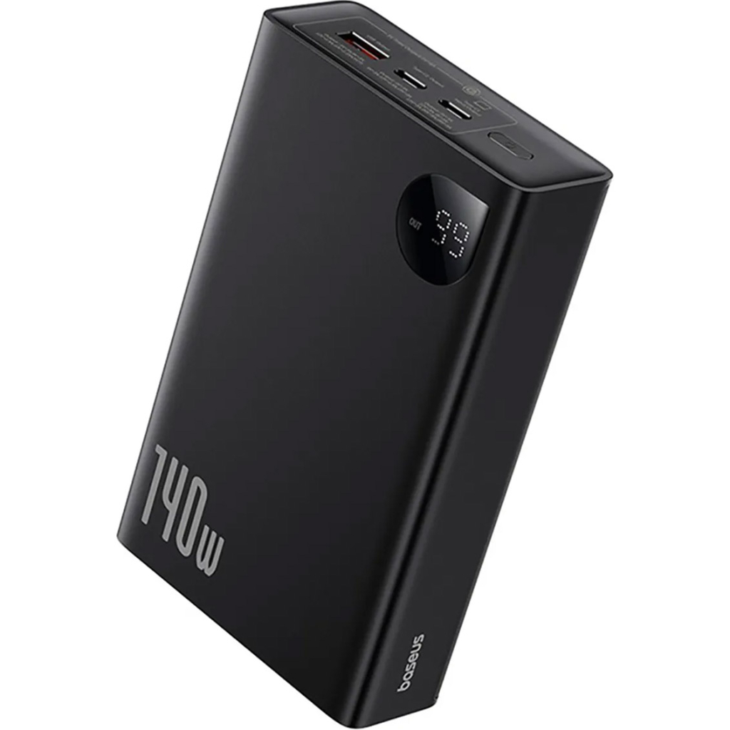 Повербанк Baseus Adaman Metal Digital Display 24000mAh 140W, Black (P10021508113-00) (P10021507112-02)