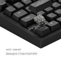Клавіатура Dark Project ALU81 Terra Nostra PBT RGB Mech G3MS Moonstone Black (DPKB_NOSTRA_81_ANSI_BLACK_UA)