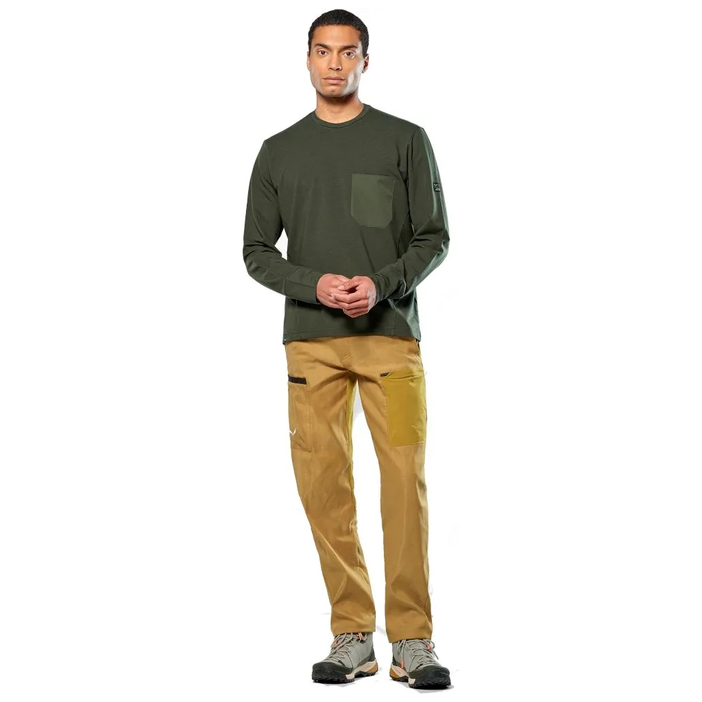 Світшот Salewa Fanes Dry Pullover Mns 28830 5280 - 48/M - темно-оливковий (013.012.1131)