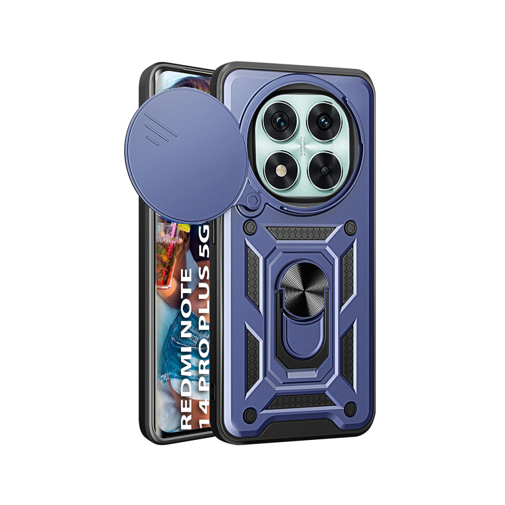 Чохол до мобільного телефона BeCover Military Xiaomi Redmi Note 14 Pro Plus 5G Blue (713174)