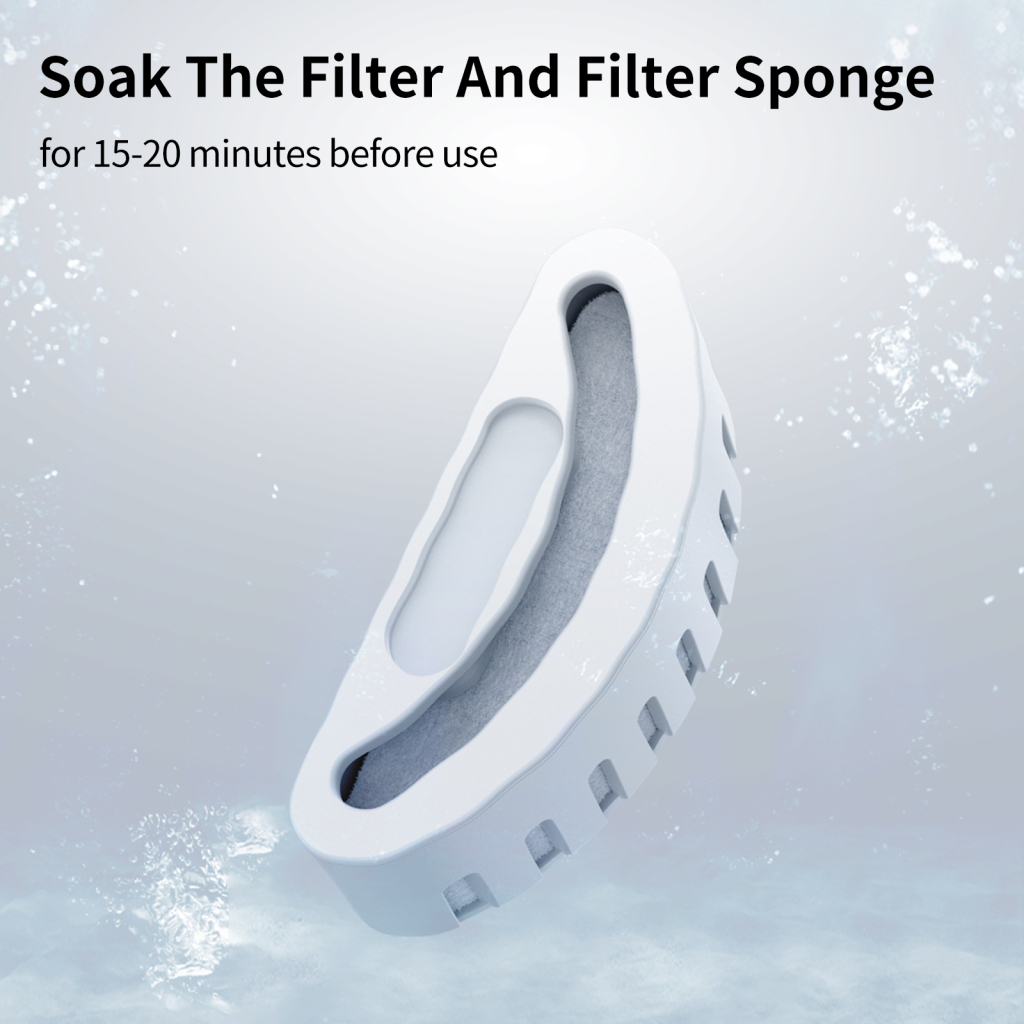 Універсальний посуд для тварин Uahpet Поїлка Glow Wireless Pet Fountain (UYSJ05QD)