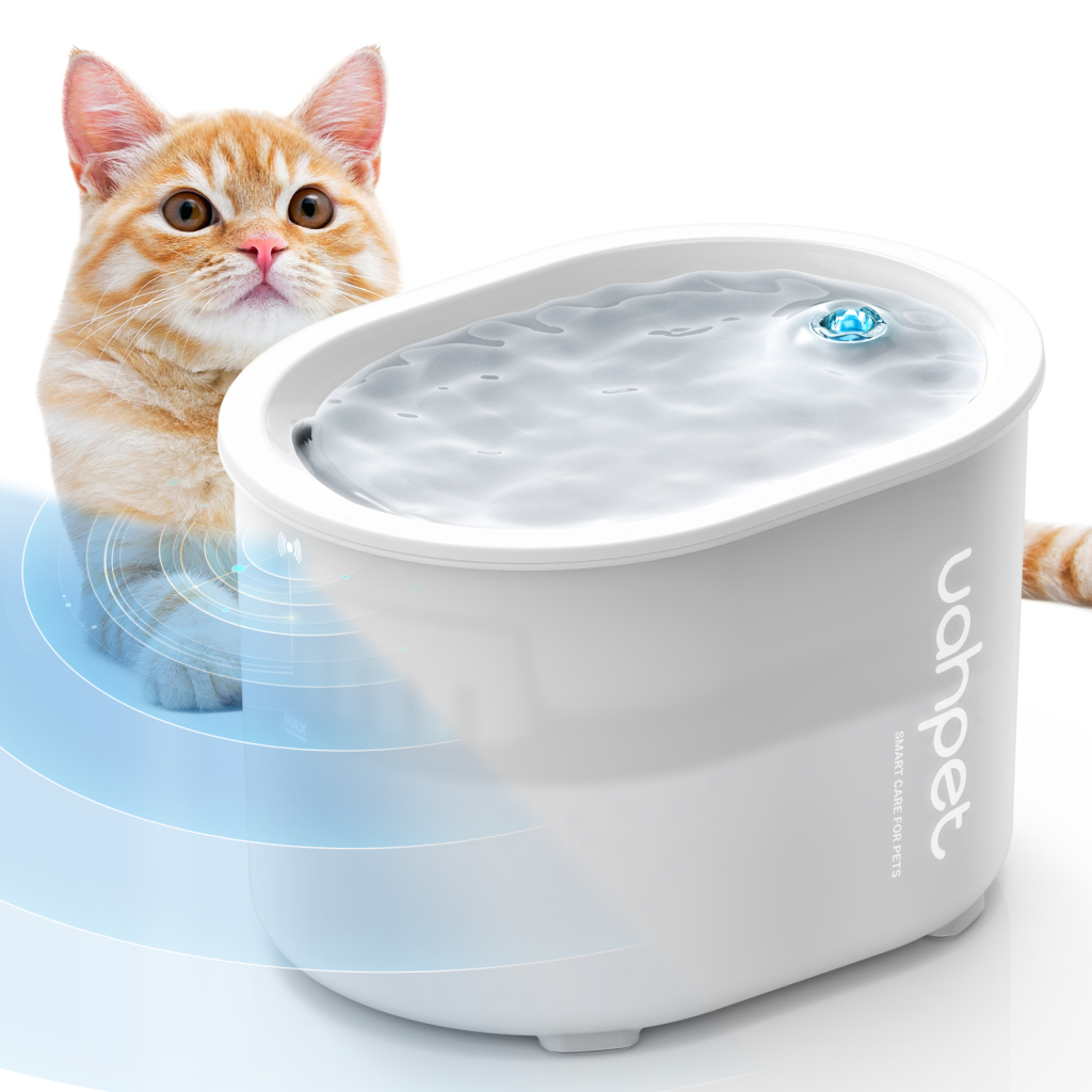 Універсальний посуд для тварин Uahpet Поїлка Glow Wireless Pet Fountain (UYSJ05QD)