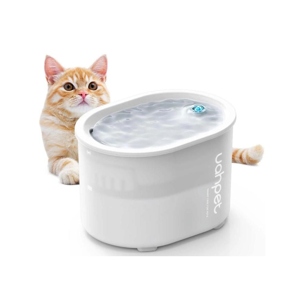 Універсальний посуд для тварин Uahpet Поїлка Glow Wireless Pet Fountain (UYSJ05QD)