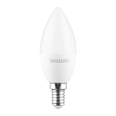 Лампочка Vestum LED C37 6W 3000K 220V E14 (1-VS-1304)