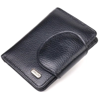 Портмоне Canpellini З натуральної шкіри Чорний (21668)
