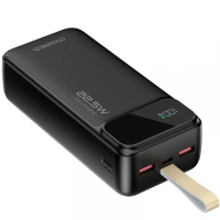 Батарея універсальна Choetech 30000mAh 22,5W, PD, QC/3.0, USB-C In/out, 2*USB-A (B730-ACBK)