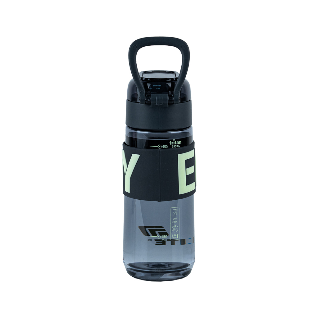 Пляшка для води Kite 550 мл сіра (K25-1232-1)