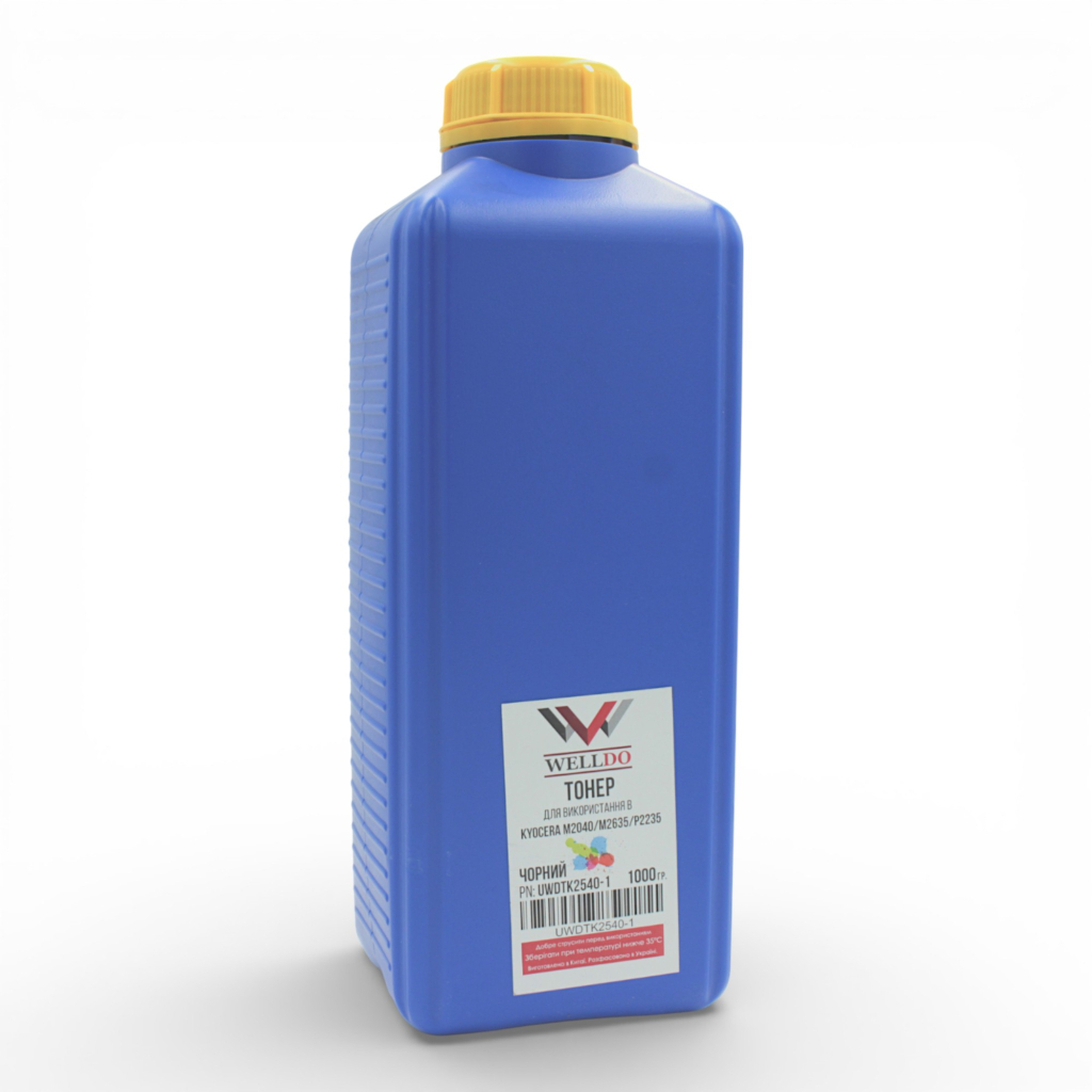 Тонер Kyocera ECOSYS M2040/2135/2540/TK-1150/TK-1160/TK-1170, фасовка 1kg Welldo (UWDTK2540-1)