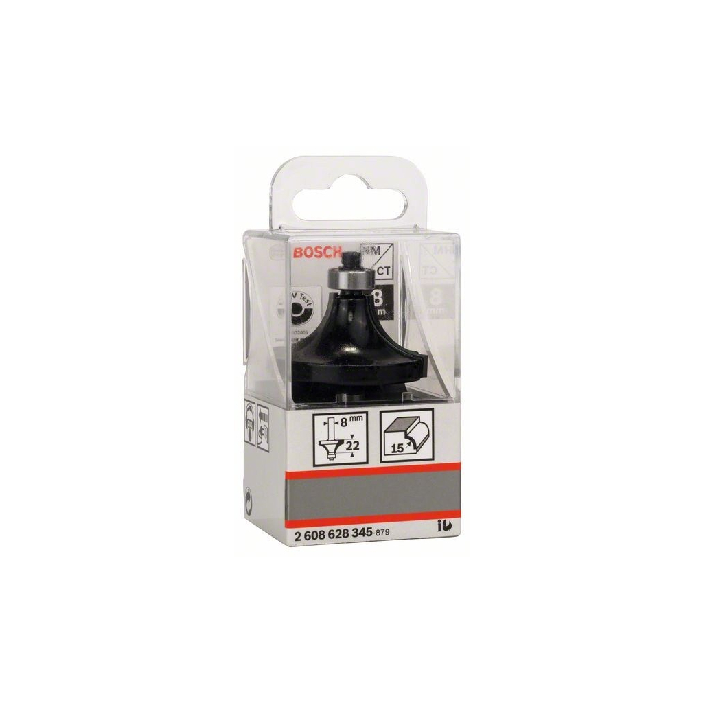 Фреза Bosch Professional карнизна, Std, S8, R15, L22 (2.608.628.345)