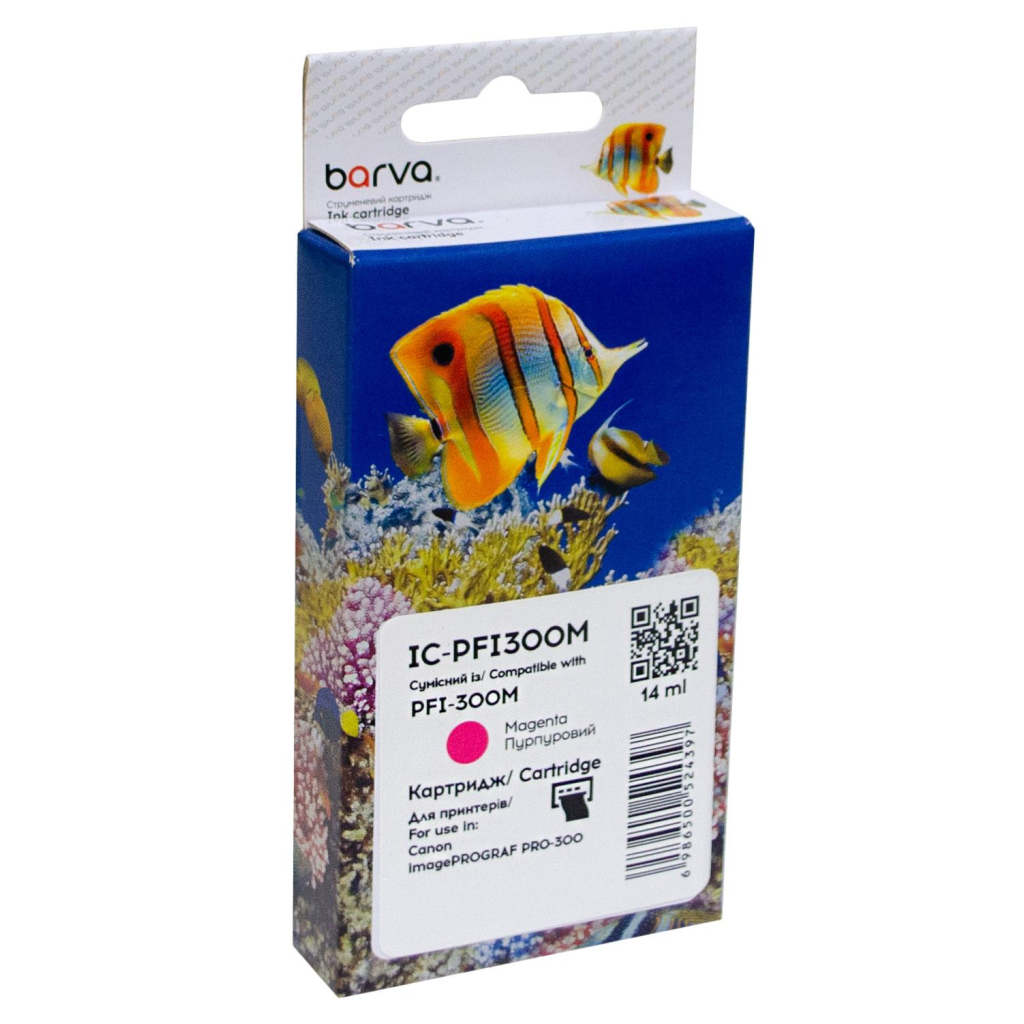 Картридж Barva Canon PFI-300M 4195C001 785с magenta (IC-PFI300M) Картридж Barva Canon PFI-300M 4195C001 785с magenta (IC-PFI300M)