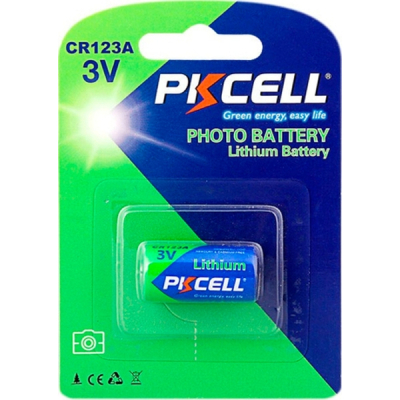 Батарейка CR 123A 3V Lithium PkCell (CR123A-1B)