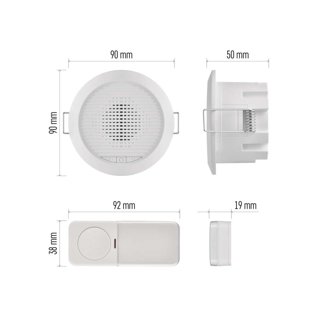 Дверний дзвінок EMOS P57103