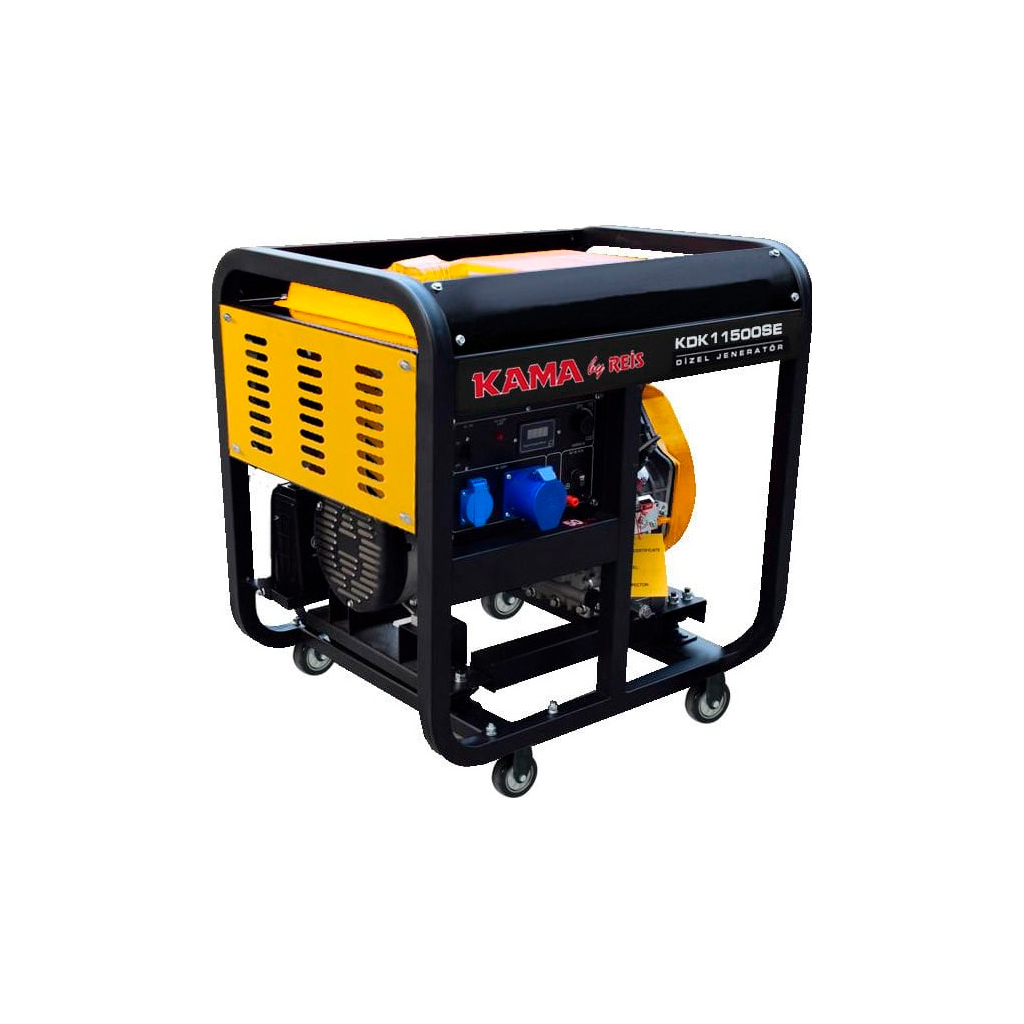 Генератор KAMA KDK11500SE, дизельний, 230V, 50Hz, 11kVA/8.8kW, 12,5л, 2,4л/год, стартер (KDK11500SE) Генератор KAMA KDK11500SE, дизельний, 230V, 50Hz, 11kVA/8.8kW, 12,5л, 2,4л/год, стартер (KDK11500SE)